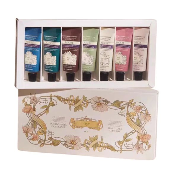 Roopy Poetic Series Fragrance Hand Cream Gift Set - 12g x 7pcs