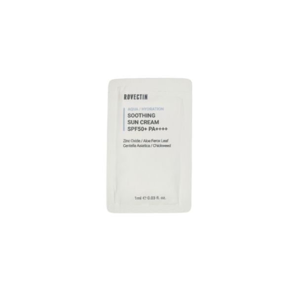 ROVECTIN Aqua Soothing Sun Cream SPF50+ PA++++ - 1ml