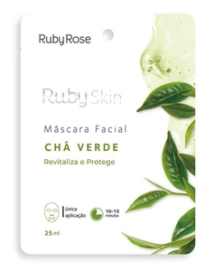 Ruby Rose Ruby Skin Máscara Facial Chá Verde