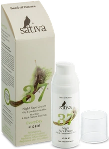 Sativa Night Face Cream No.37 Oily & Combination Skin