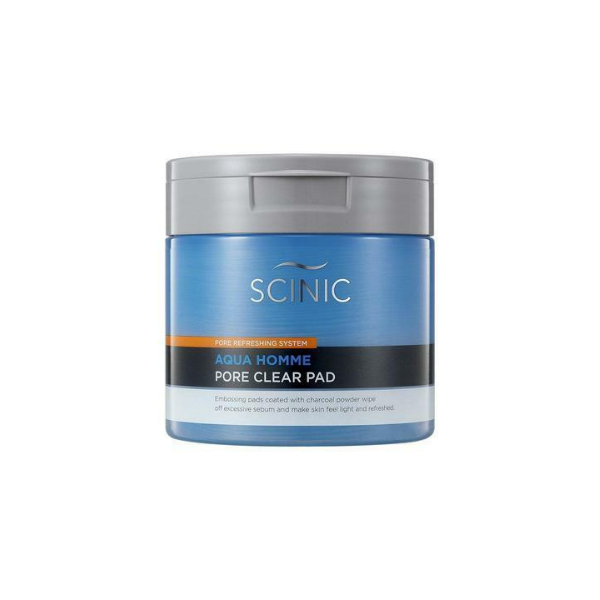 SCINIC Auqa Homme Pore Clear Pad - 130ml/60pads
