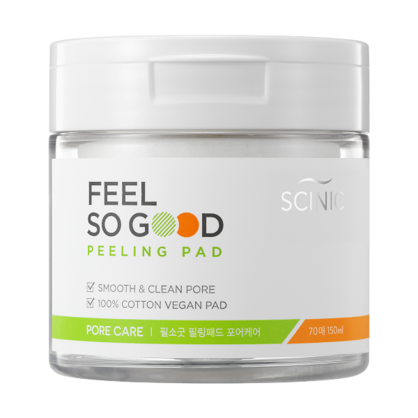 SCINIC Feel So Good Peeling Pad - Pore Care - 70pcs
