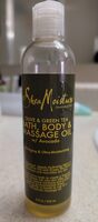 Olive & Green Tea Bath, Body & Masśage Oil w/ Avocado