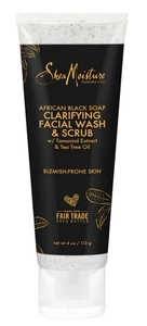 SheaMoisture African Black Soap Clarifying Facial Wash & Scrub