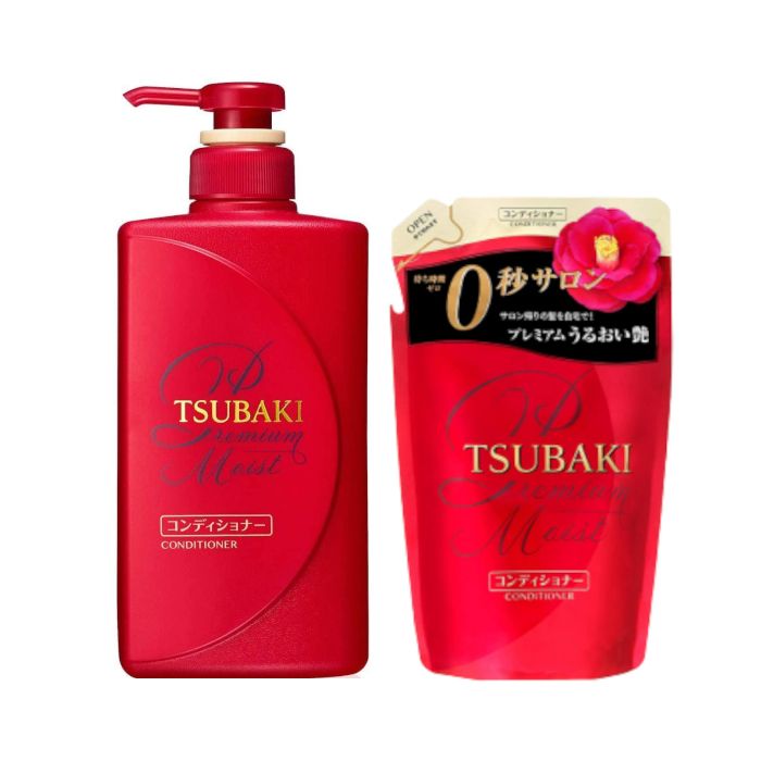 Shiseido Tsubaki Premium Moist Conditioner & Refill Set