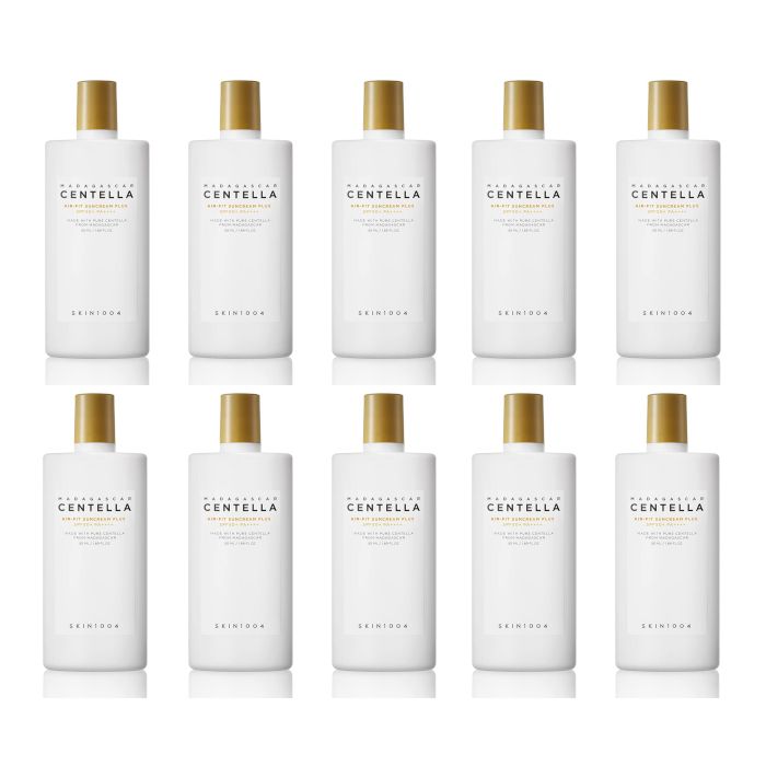 Skin1004 Madagascar Centella Air-Fit Suncream Plus SPF50+ PA++++ - 50ml (10ea) Set