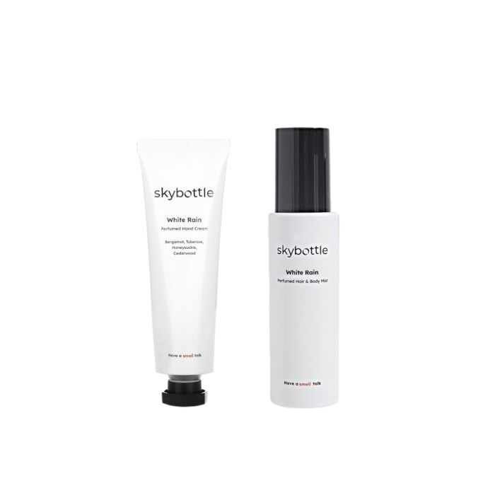Skybottle Perfumed Hand Cream + Hair & Body Mist - White Rain Set