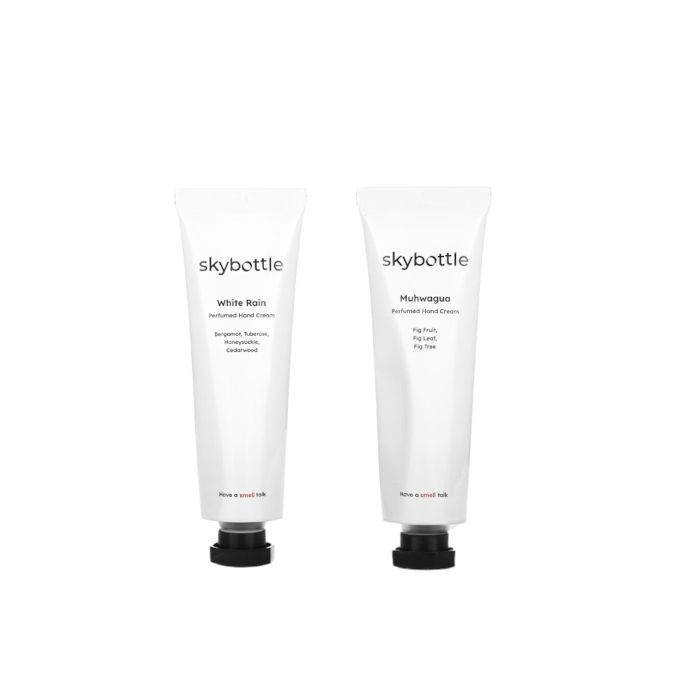 Skybottle Perfumed Hand Cream White Rain - 1pc + Muhwagua - 1pc Set