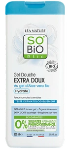 SO’BiO étic Extra Mild Shower Gel - Organic Aloe Vera