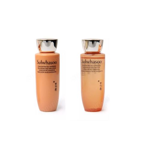 Sulwhasoo Concentrated Ginseng Rejuvenating Set - 1set(2pcs) - Water 25ml + Emulsion 25ml
