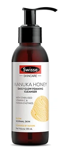 Swisse Skincare Swisse Skincare Manuka Honey Daily Glow Foaming Cleanser with Vitamin C and Papaya Enzymes