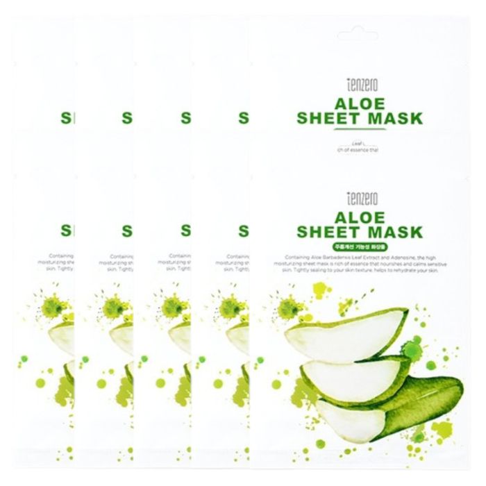 tenzero Aloe Sheet Mask - 10pc Set