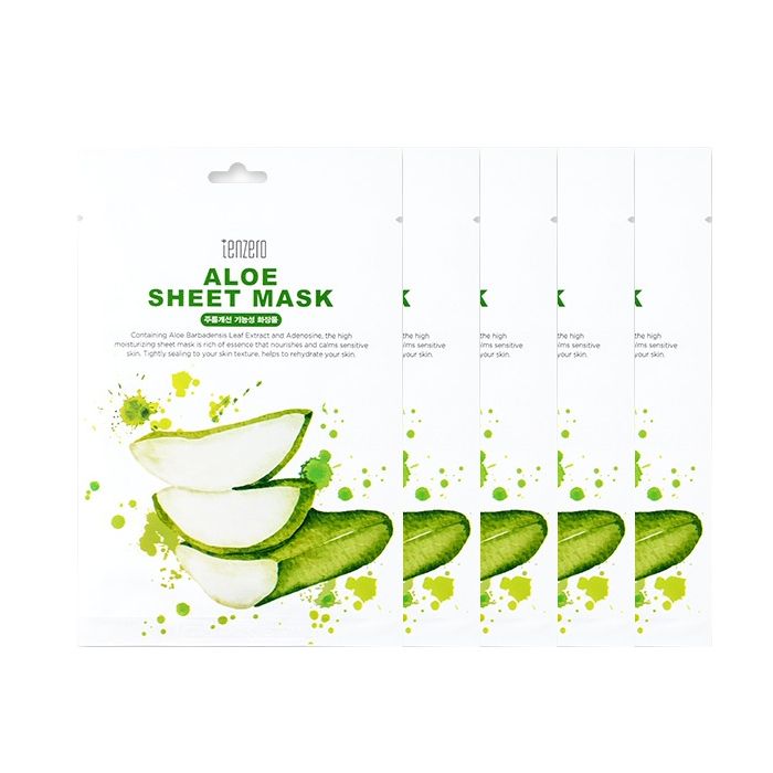 tenzero Aloe Sheet Mask - 5ea Set
