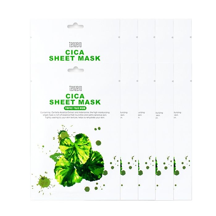 tenzero Cica Sheet Mask - 10ea Set
