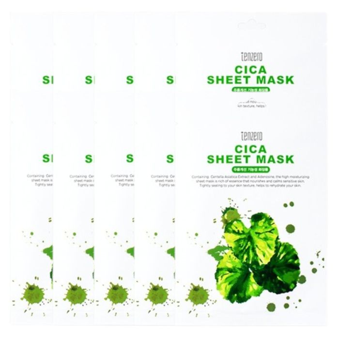 tenzero Cica Sheet Mask - 10pc Set
