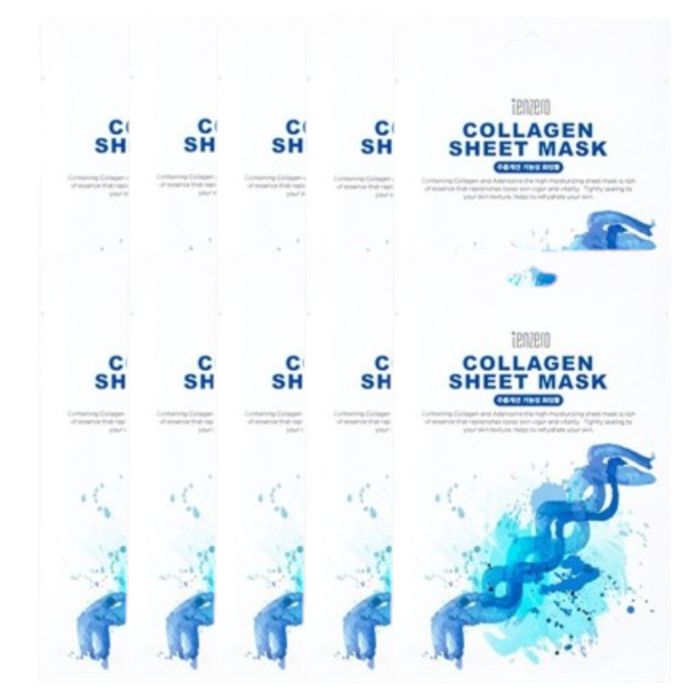 tenzero Collagen Sheet Mask (10ea) Set