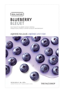 The Face Shop Real Nature Of Blueberries Sheet Mask