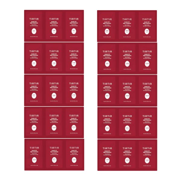 TIRTIR Mask Fit Red Cushion 6 Shade Trial Kit - 1g*6ea