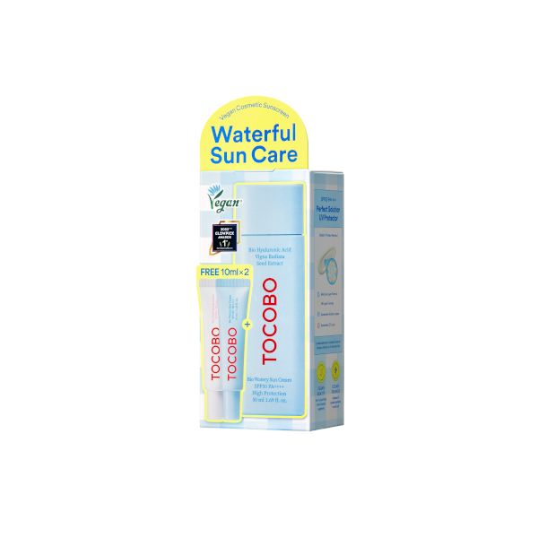 TOCOBO Bio Watery Sun Cream Promotional Set - 50ml+10ml+10ml