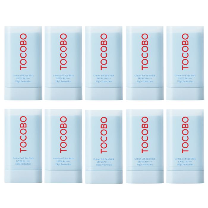 TOCOBO Cotton Soft Sun Stick SPF50 PA++++ - 19g (10ea) Set