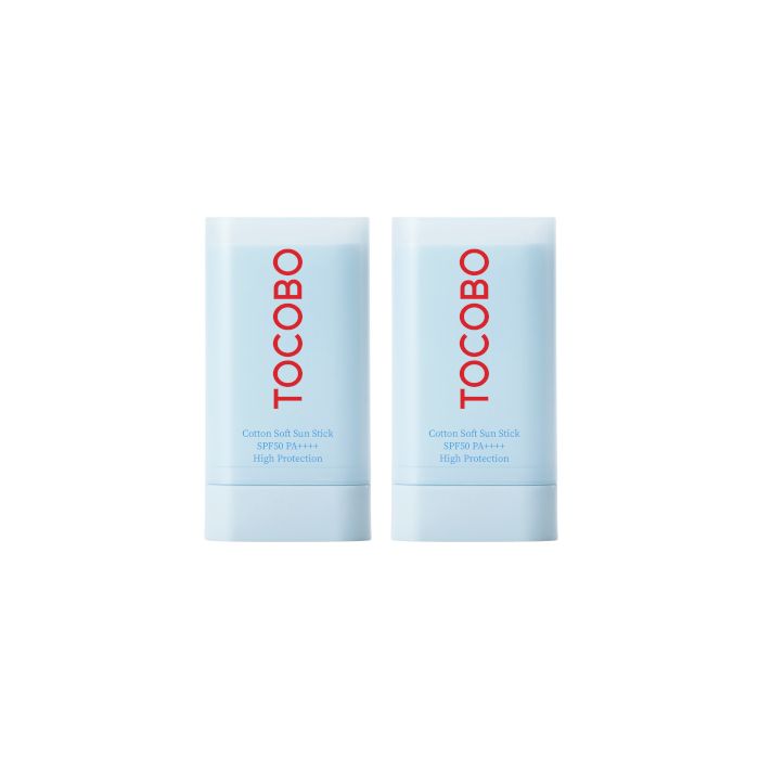 TOCOBO Cotton Soft Sun Stick SPF50 PA++++ - 19g (2ea) Set
