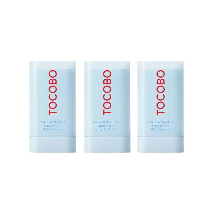 TOCOBO Cotton Soft Sun Stick SPF50 PA++++ - 19g (3ea) Set