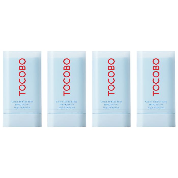 TOCOBO Cotton Soft Sun Stick SPF50 PA++++ - 19g (4ea) Set