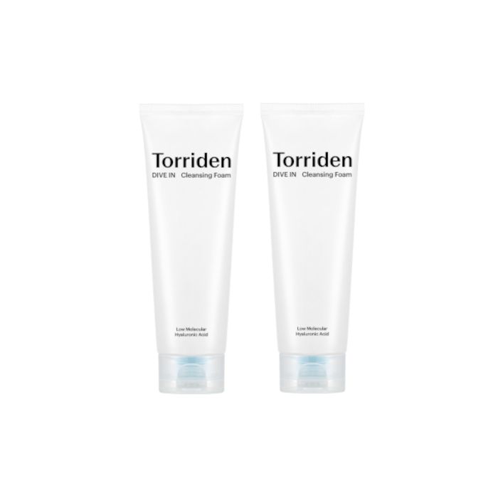 Torriden DIVE-IN Low Molecular Hyaluronic Acid Cleansing Foam - 150ml (2ea) Set