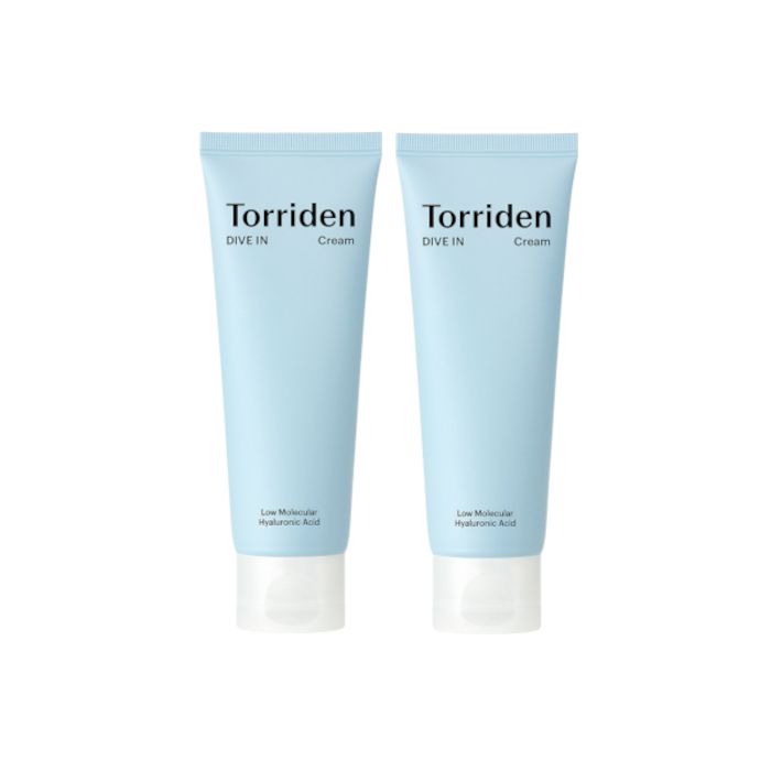 Torriden DIVE-IN Low Molecular Hyaluronic Acid Cream - 80ml (2ea) Set