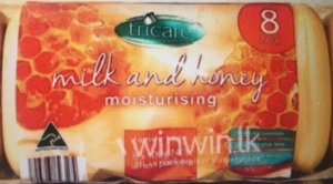 Tricare Tricare Naturally Soft Milk And Honey Soap