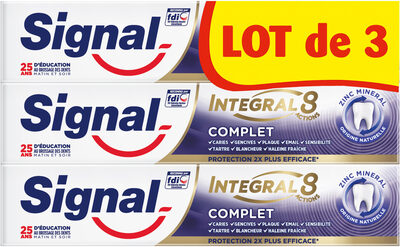 Signal Dentifrice Complet Tube 3x75ml
