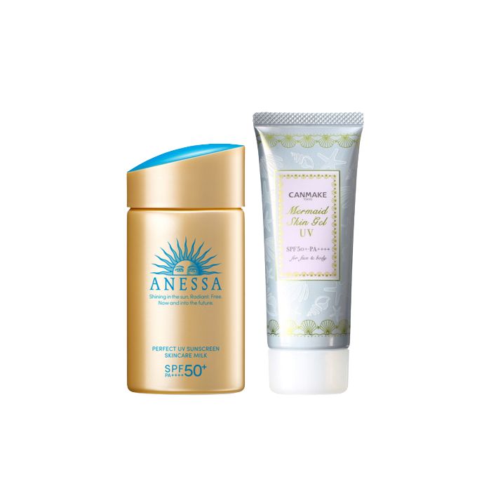 Unknown Shiseido X Canmake Best Sunscreen Set