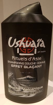 Rituels d'Asie Shampooing Douche Homme Effet Glaçant Roche Volcanique