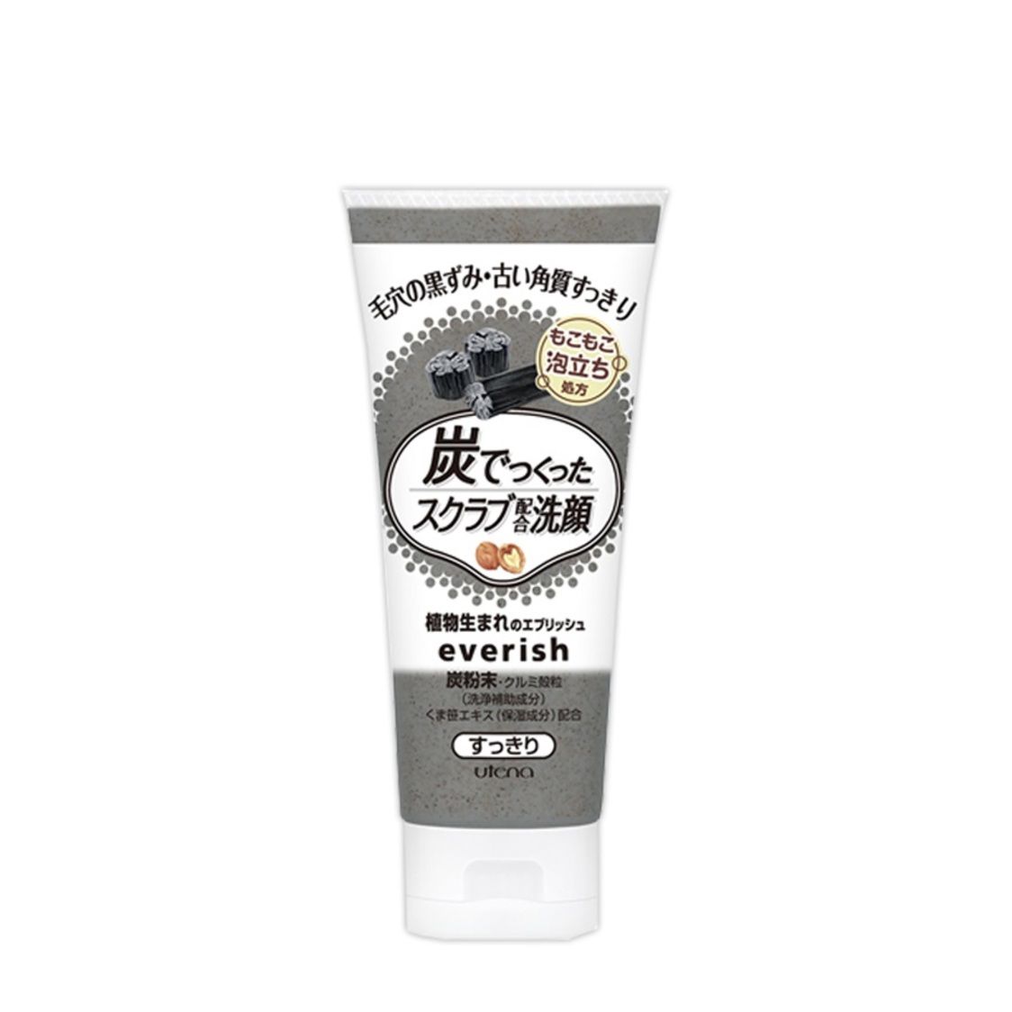 Utena Everish Scrub Wash Charcoal