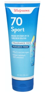 Walgreens Sun Sport Lotion SPF 70 Fragrance Free