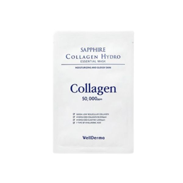 WELLDERMA Sapphire Collagen Hydro Essential Mask - 10pcs