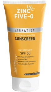 Zinc Five-0 Mineral Face and Body Sunscreen SPF 50