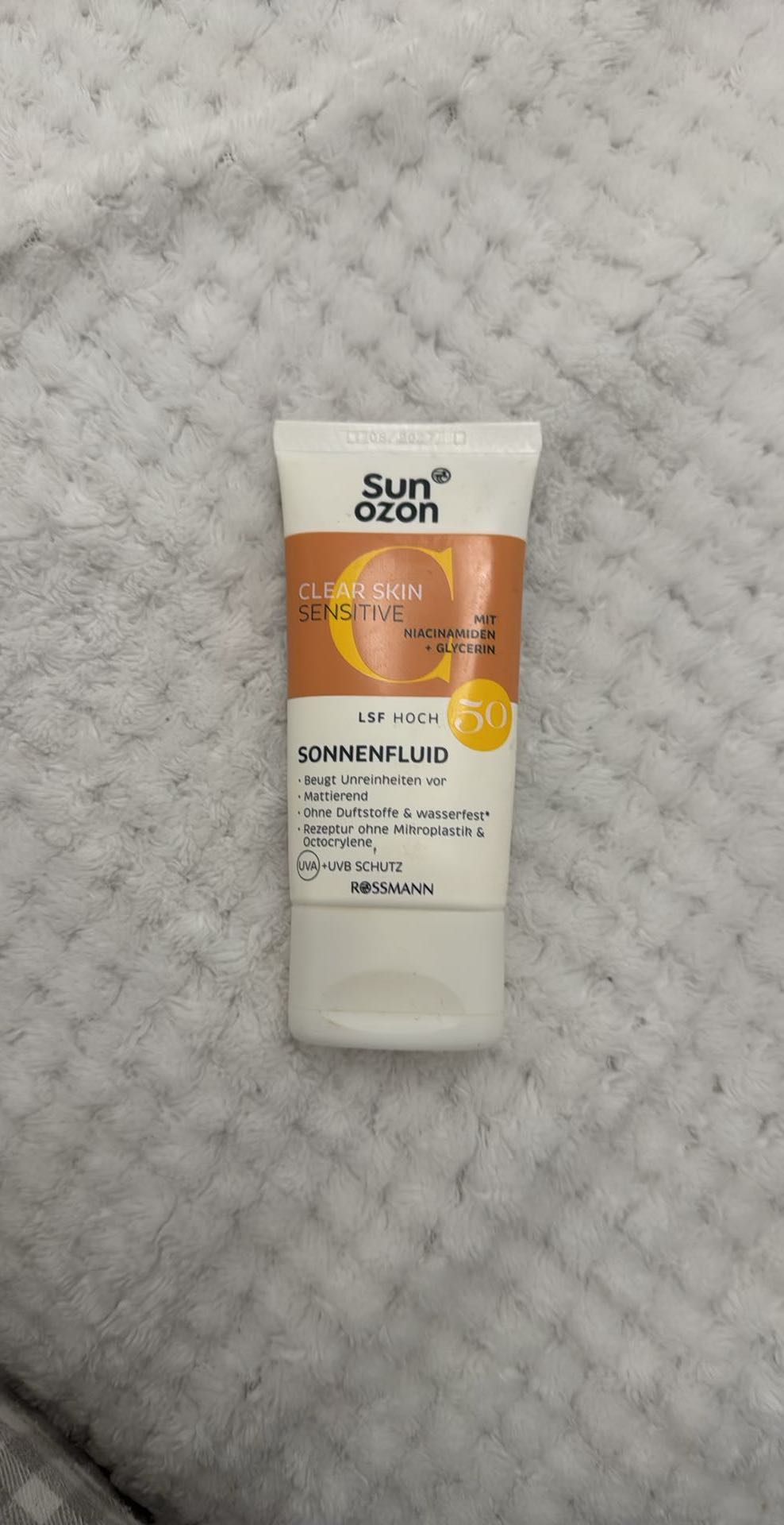 Sun Ozon Clear Skin Sensitive Sonnenfluid LSF 50