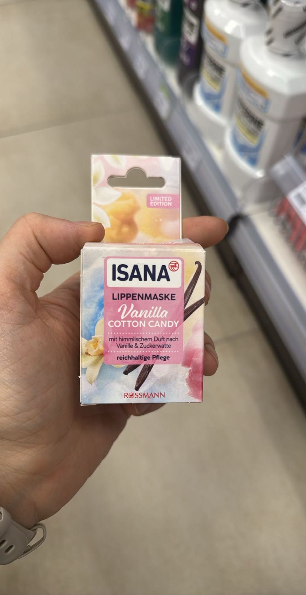 ISANA Lippenmaske Vanilla Cotton Candy