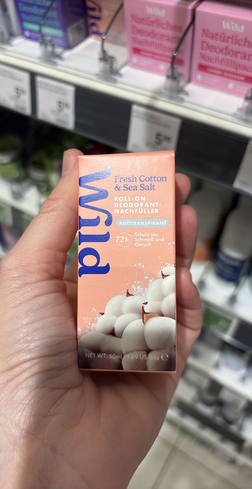Fresh Cotton & Sea Salt Roll-On Deodorant Refill (50 mL / 1.69 US fl. oz.)