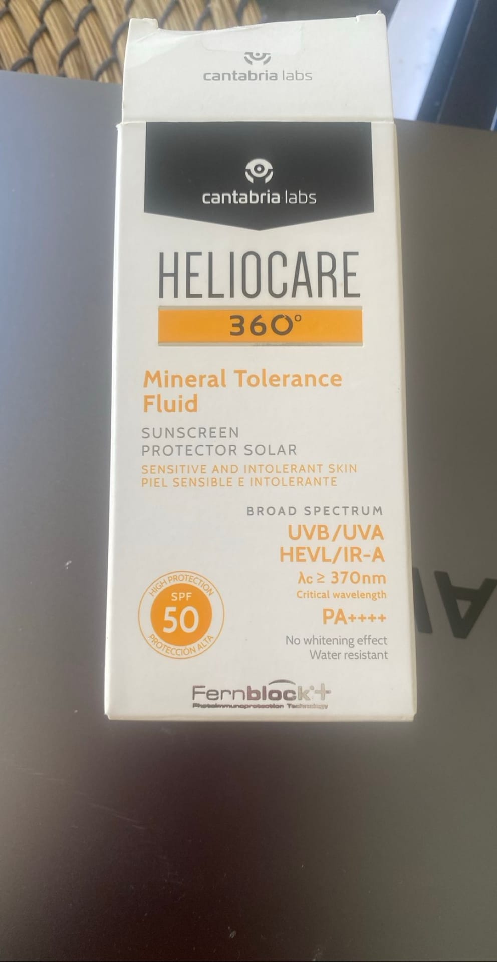 Mineral Tolerance Fluid SPF 50