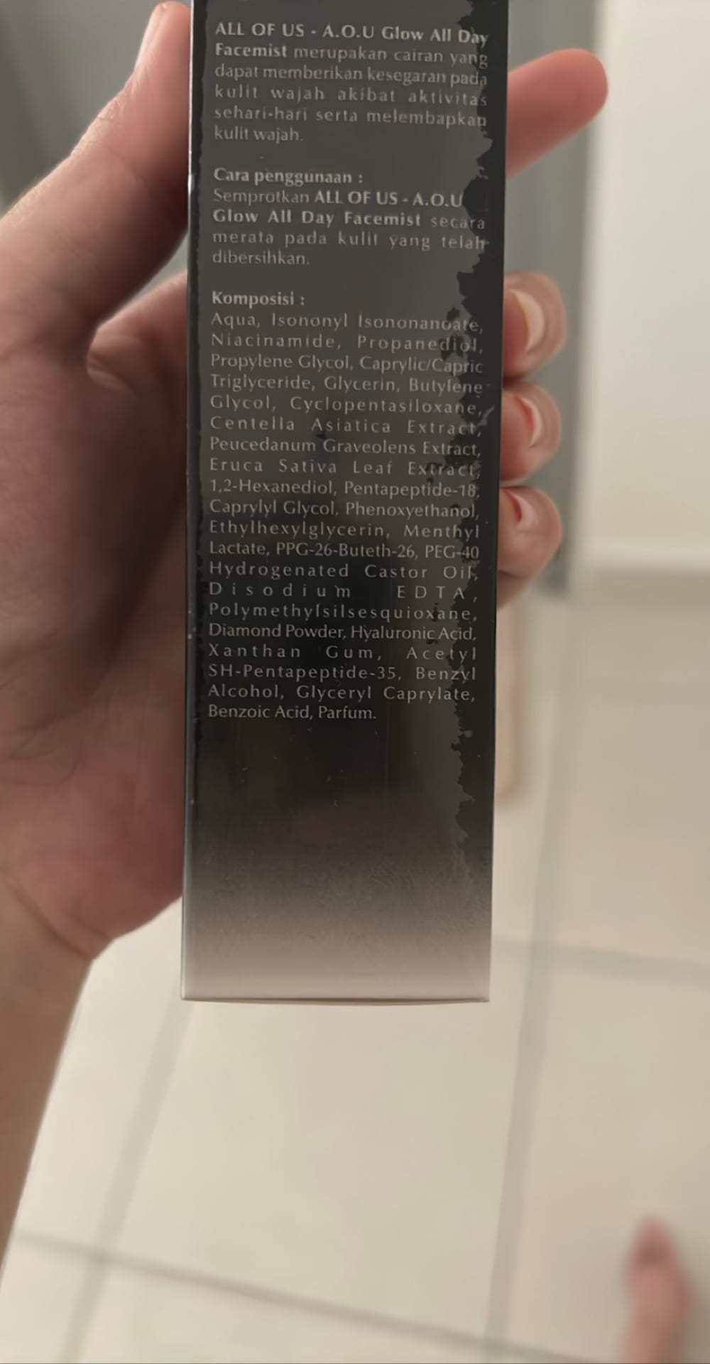 A.O.U Glow All Day Facemist