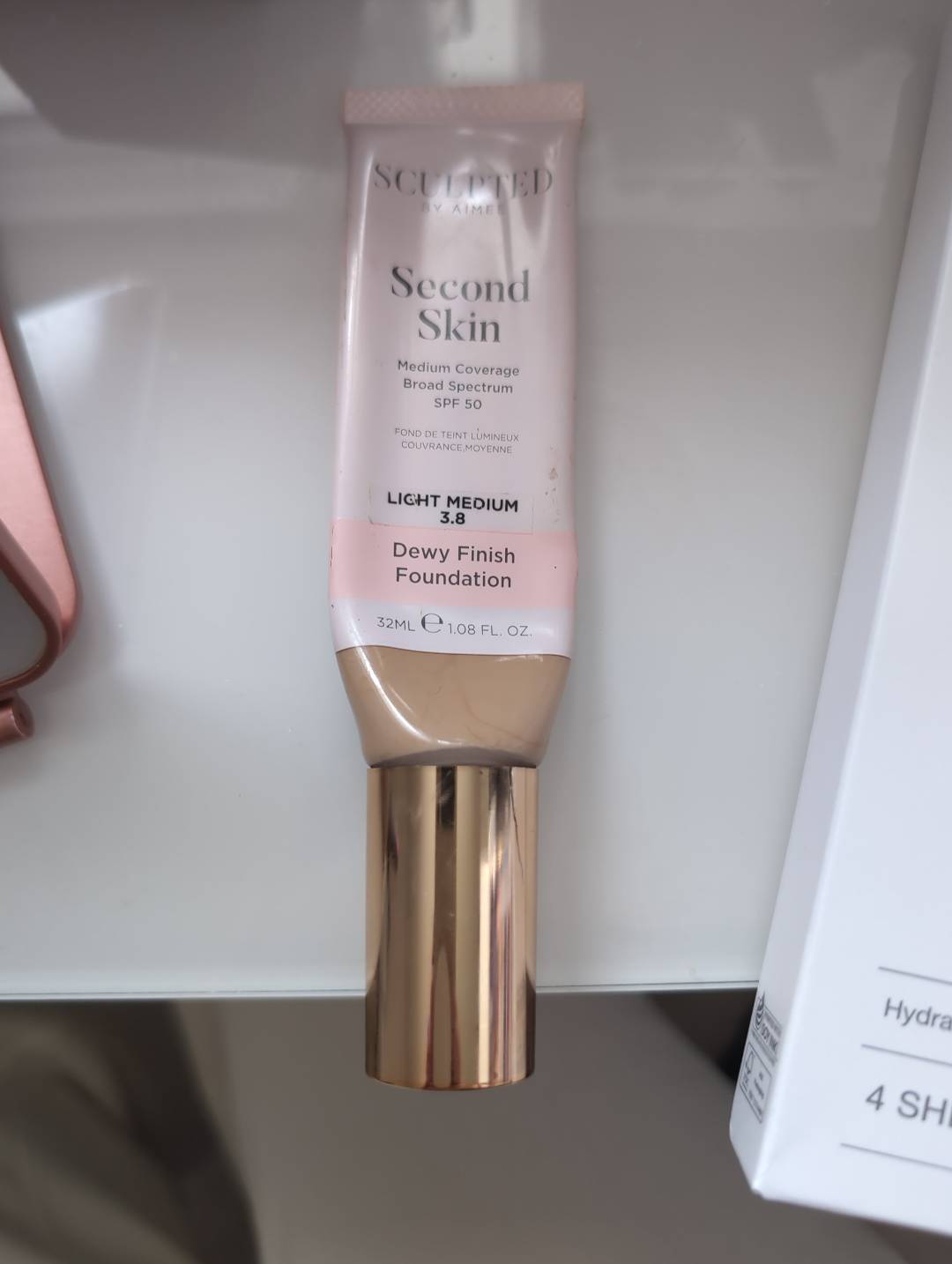 Second Skin Dewy Finish Foundation Light Medium 3.8 SPF 50 32ml