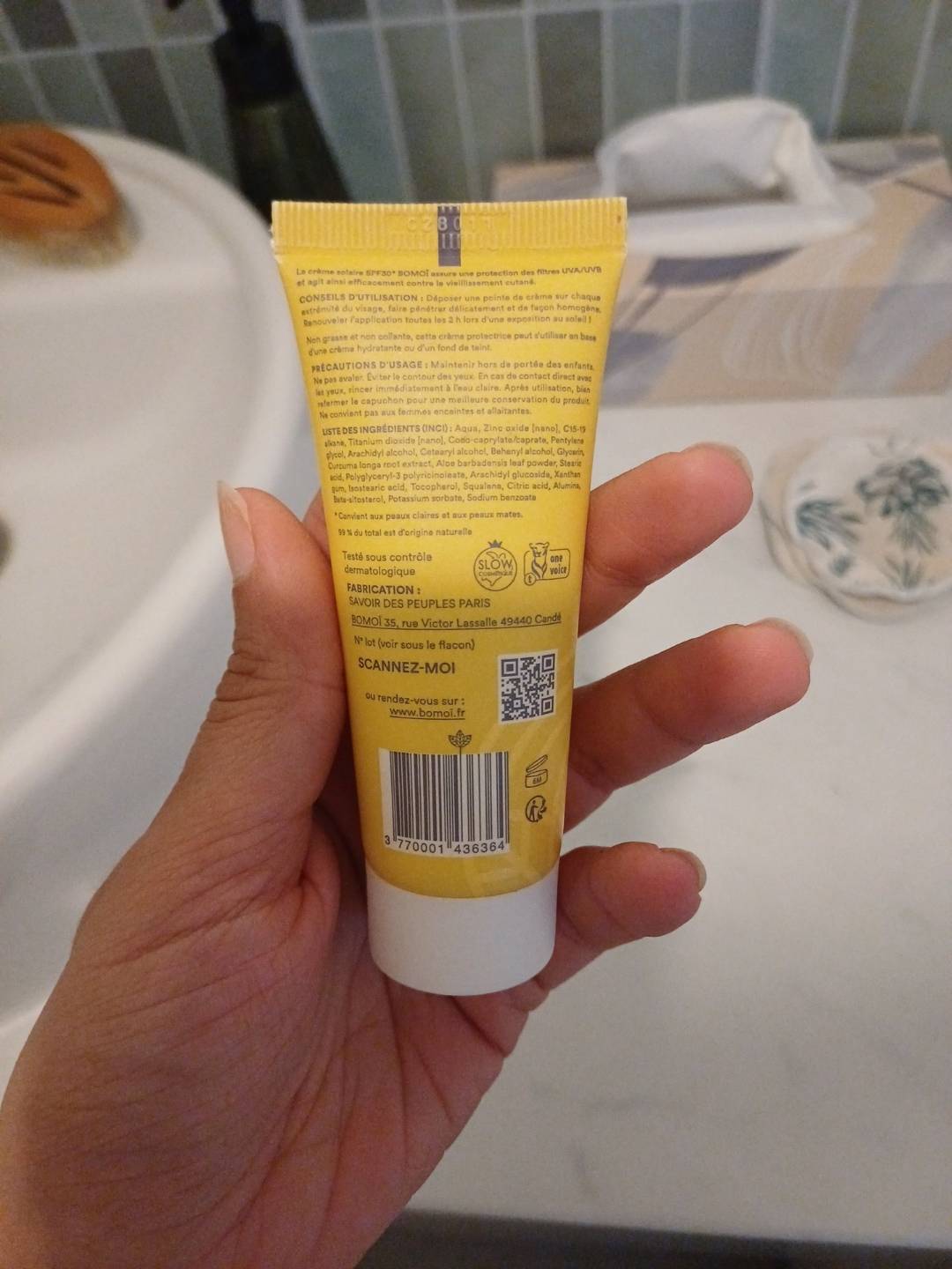 BOMOI Crème solaire SPF30+ BOMOI