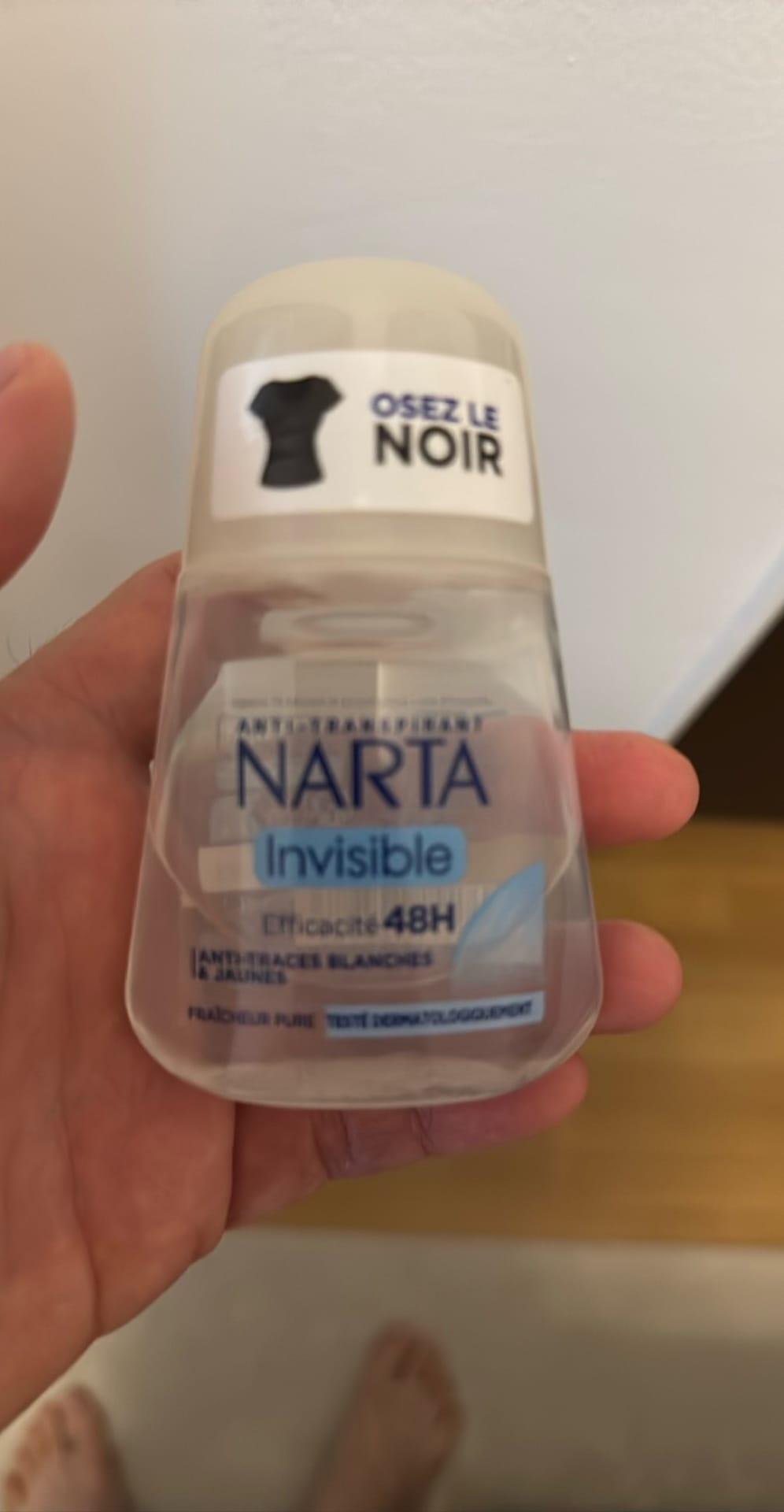 Narta Invisible Antitranspirant 48H Anti-Traces Blanches & Jaunes