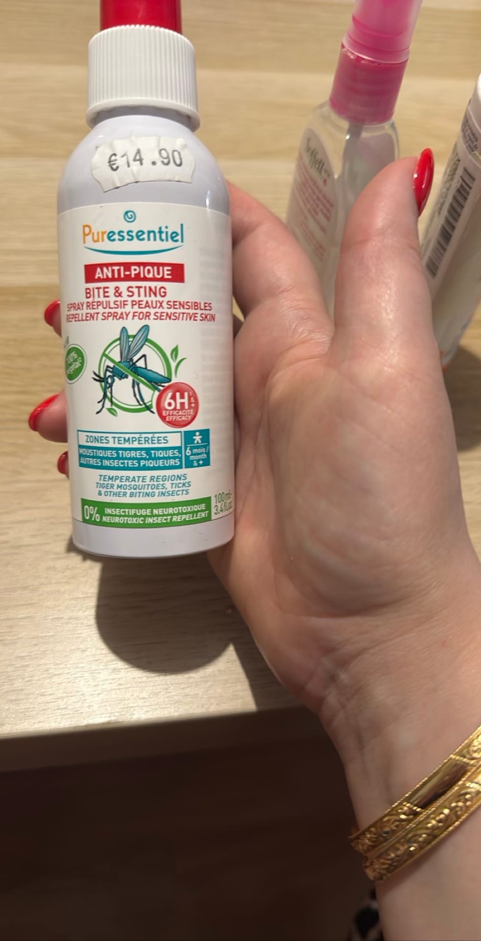 Puressentiel Anti-Pique Bite & Sting Repellent Spray for Sensitive Skin 100 ml