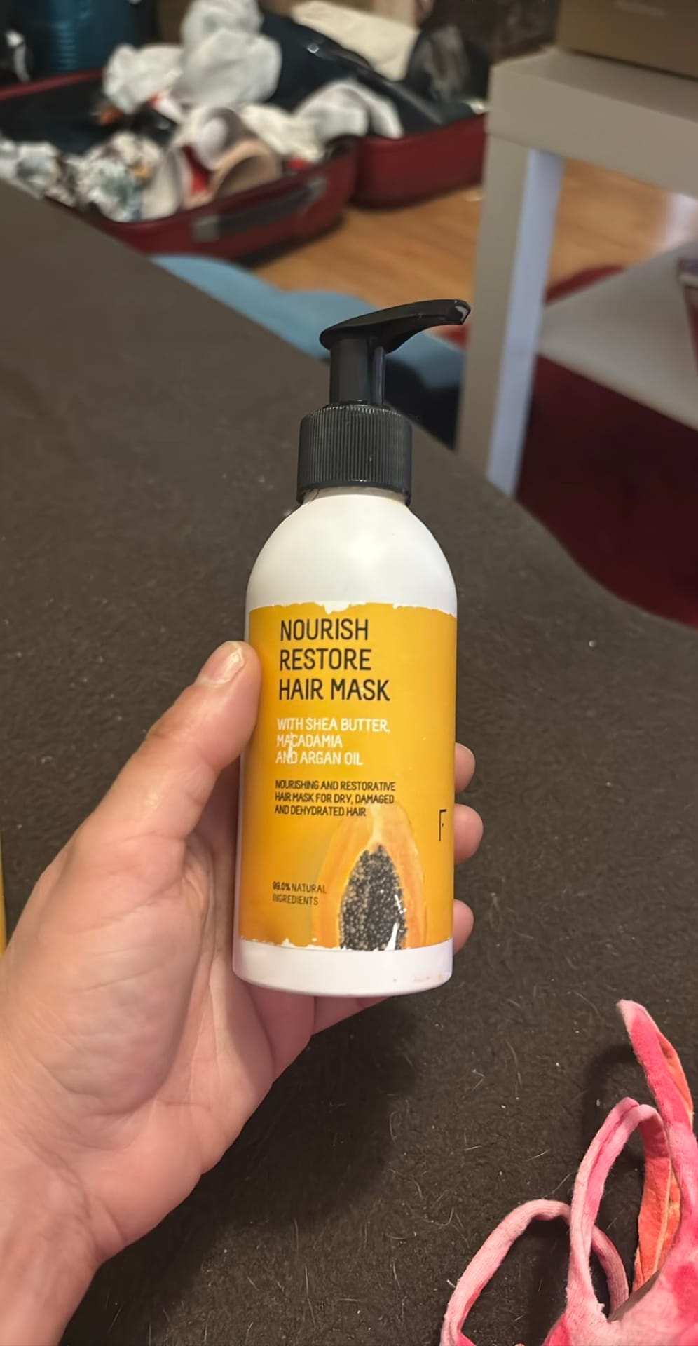 Nourish Restore Hair Mask with Shea Butter, Macadamia and Argan Oil