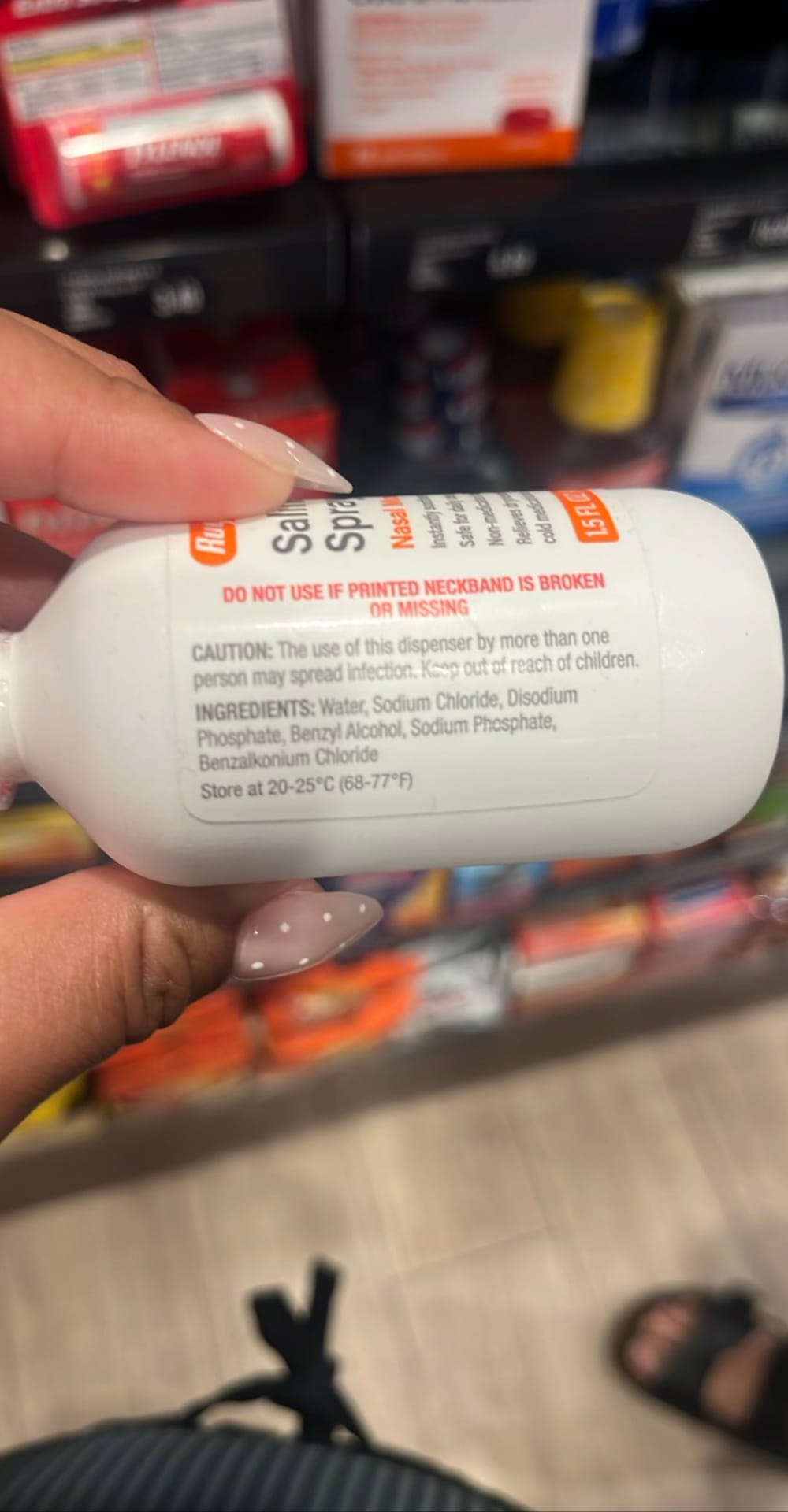Saline Nasal Spray 15 mL