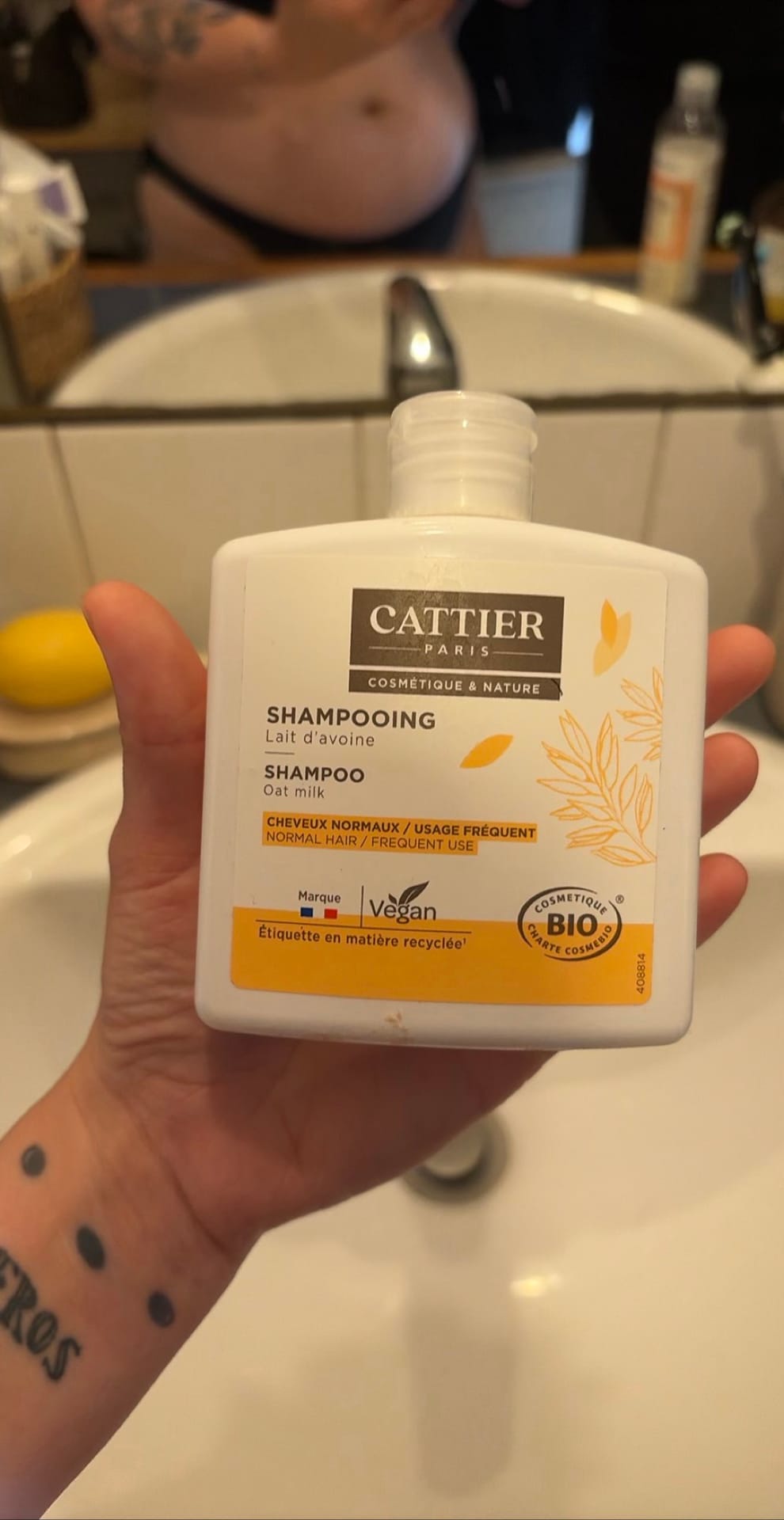 Shampooing Lait d'avoine / Shampoo Oat Milk - Cheveux normaux / usage fréquent (Normal Hair / Frequent Use)