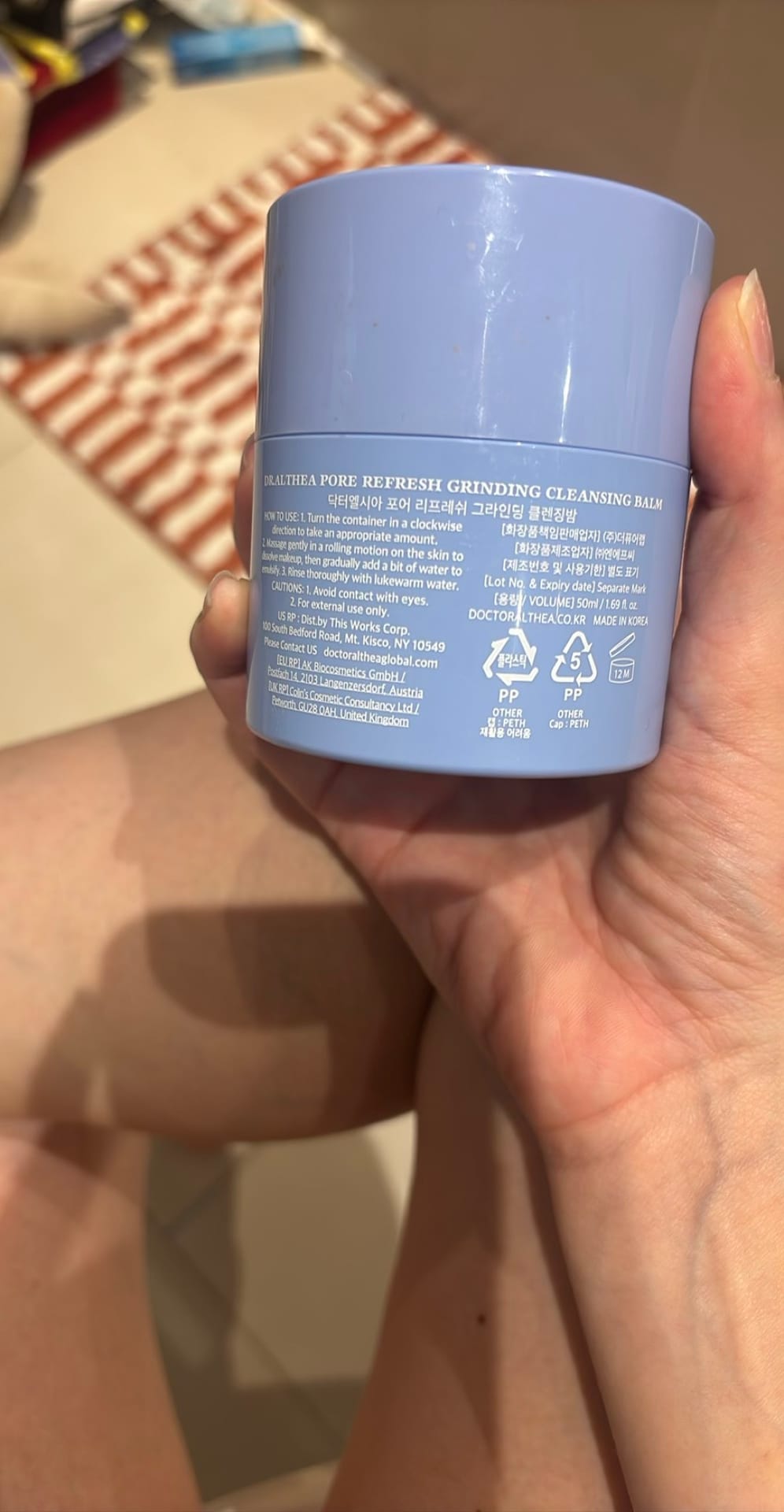 DR.ALTHEA PORE REFRESH GRINDING CLEANSING BALM